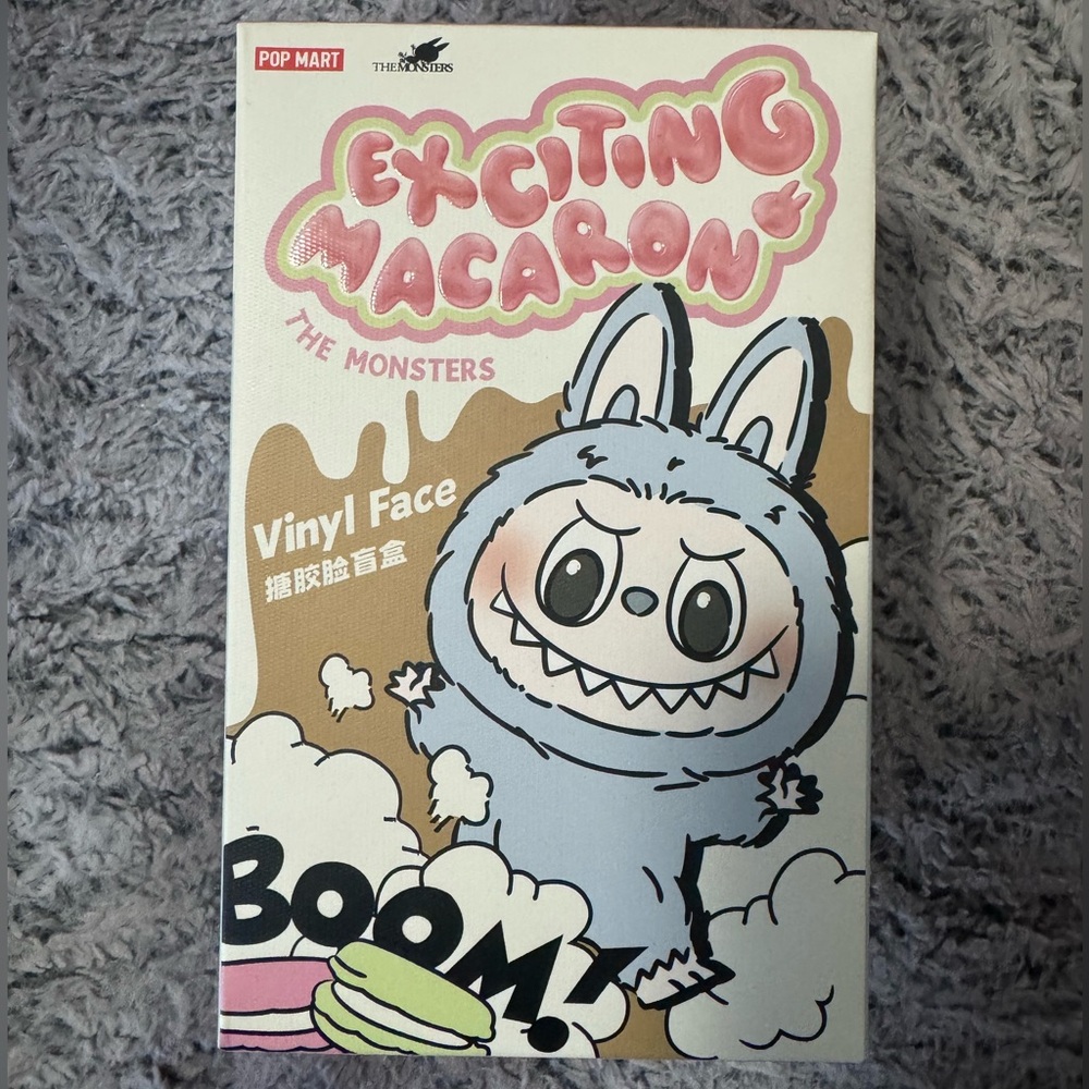 Pop Mart Exciting Macaron The Monsters Vinyl Face Labubu